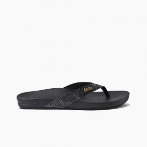 Reef Womens Cushion Court Vegan Leather Sandals